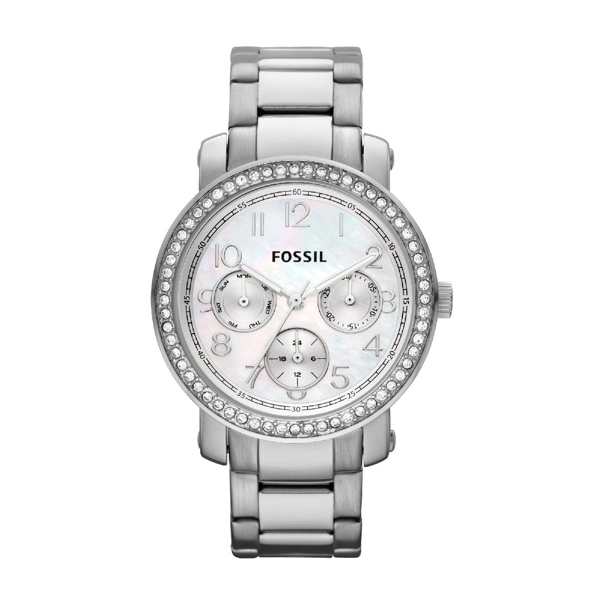 Fossil Stainless Steel Analog with Silver Dial Watch (ES2967