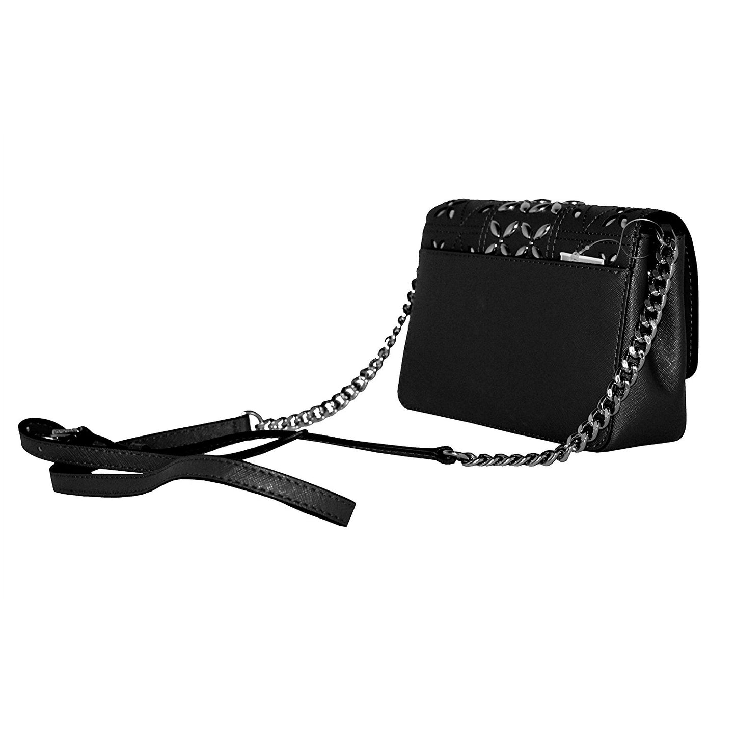 Michael Kors Women's Tina Small Clutch Cross Body Leather Handbag (35S8ST4C5T)