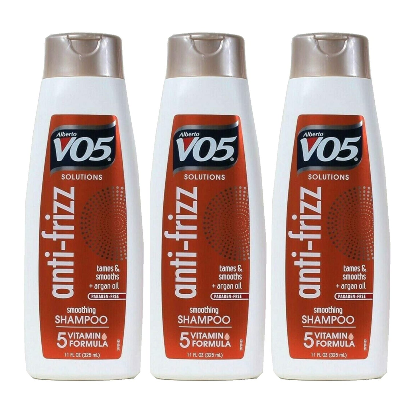 VO5 Anti-frizz Smoothing Shampoo with Argan Oil 11 Oz (Pack of 3)