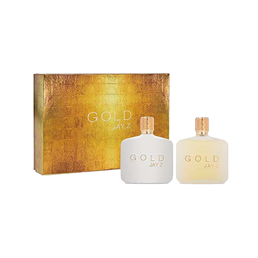 Jay Z Gold Fragrance Set, 2 Pc Gift Set 3oz EDT Spray, 3oz After Shave
