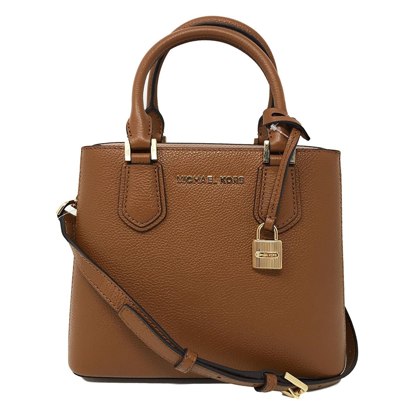 Michael Kors Adele MD Leather Messenger Bag Lugg/Ballet (35T8GAFM2L)