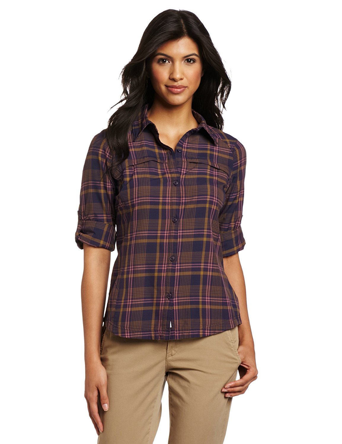 Columbia Silver Ridge Plaid Shirt Long-Sleeve Women's (AL7077