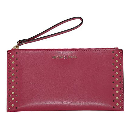Michael Kors Women's Jet Set Travel Leather Zip Clutch (35H7STVW3L)
