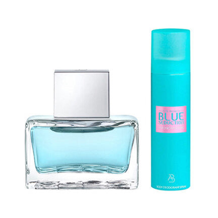 Antonio Banderas Blue Seduction 2pc Gift Set EDT 2.7 oz Women