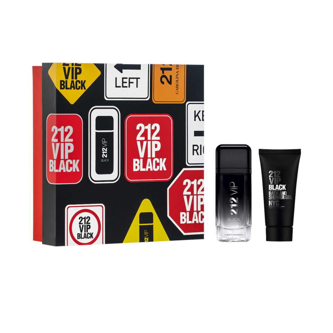 Carolina Herrera 212 Vip Black 2 pc Gift Set EDP 3.4 oz 100 ml Men