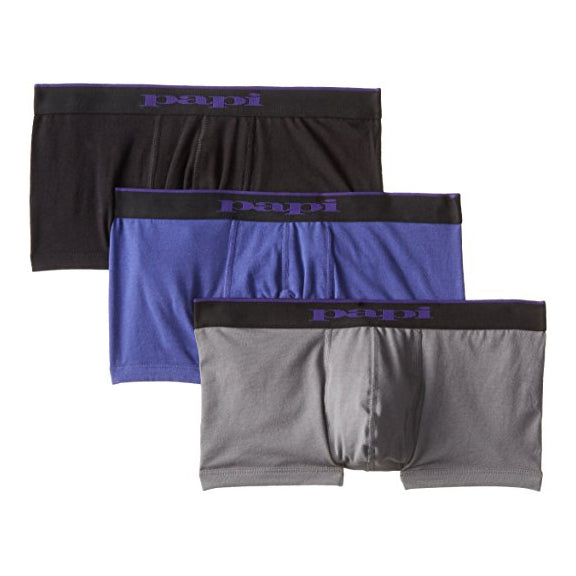 Papi Men's 3-Pack Brazilian Solid Trunk (980501)