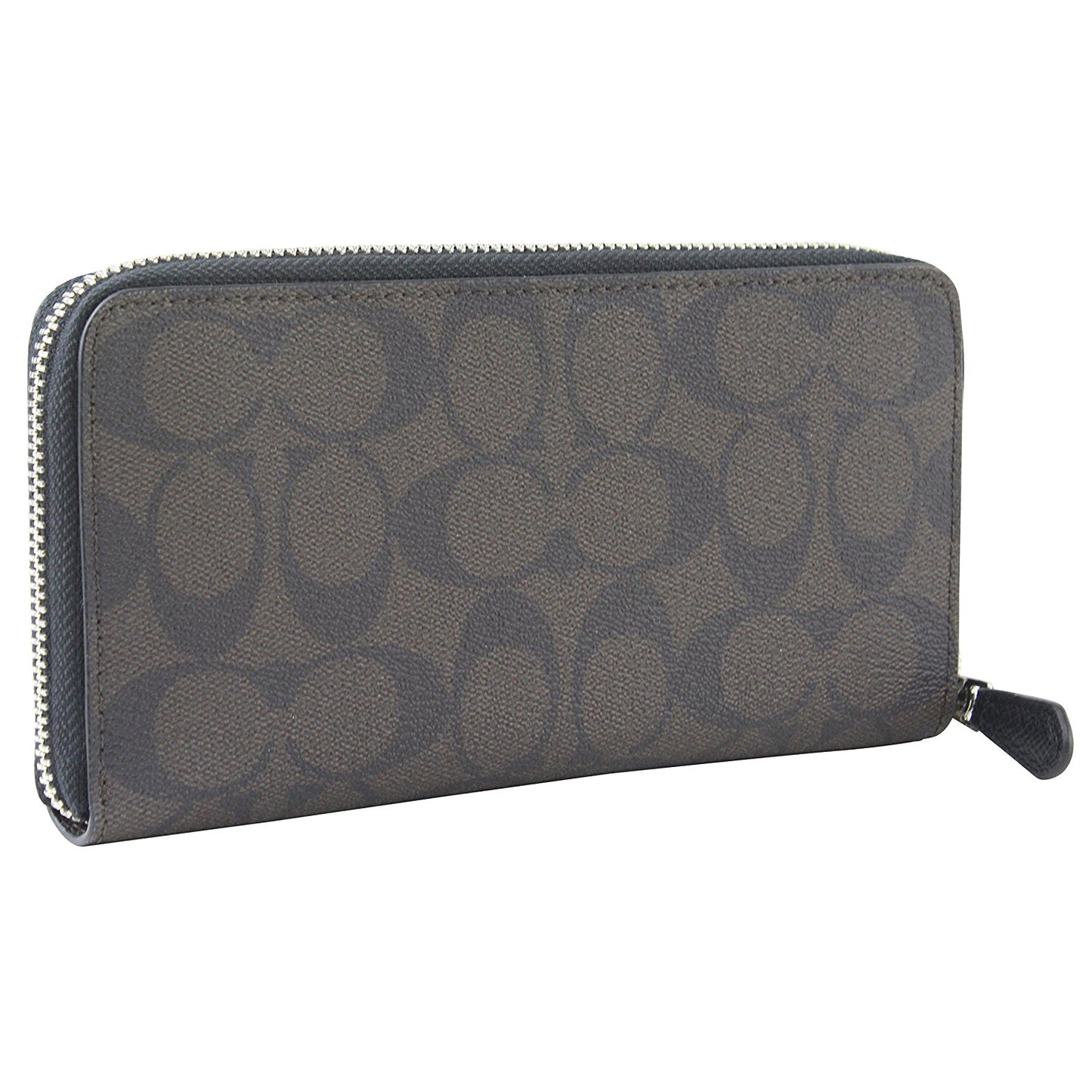 Coach Gift Box Signature PVC Accordion Zip Wallet (F22712)