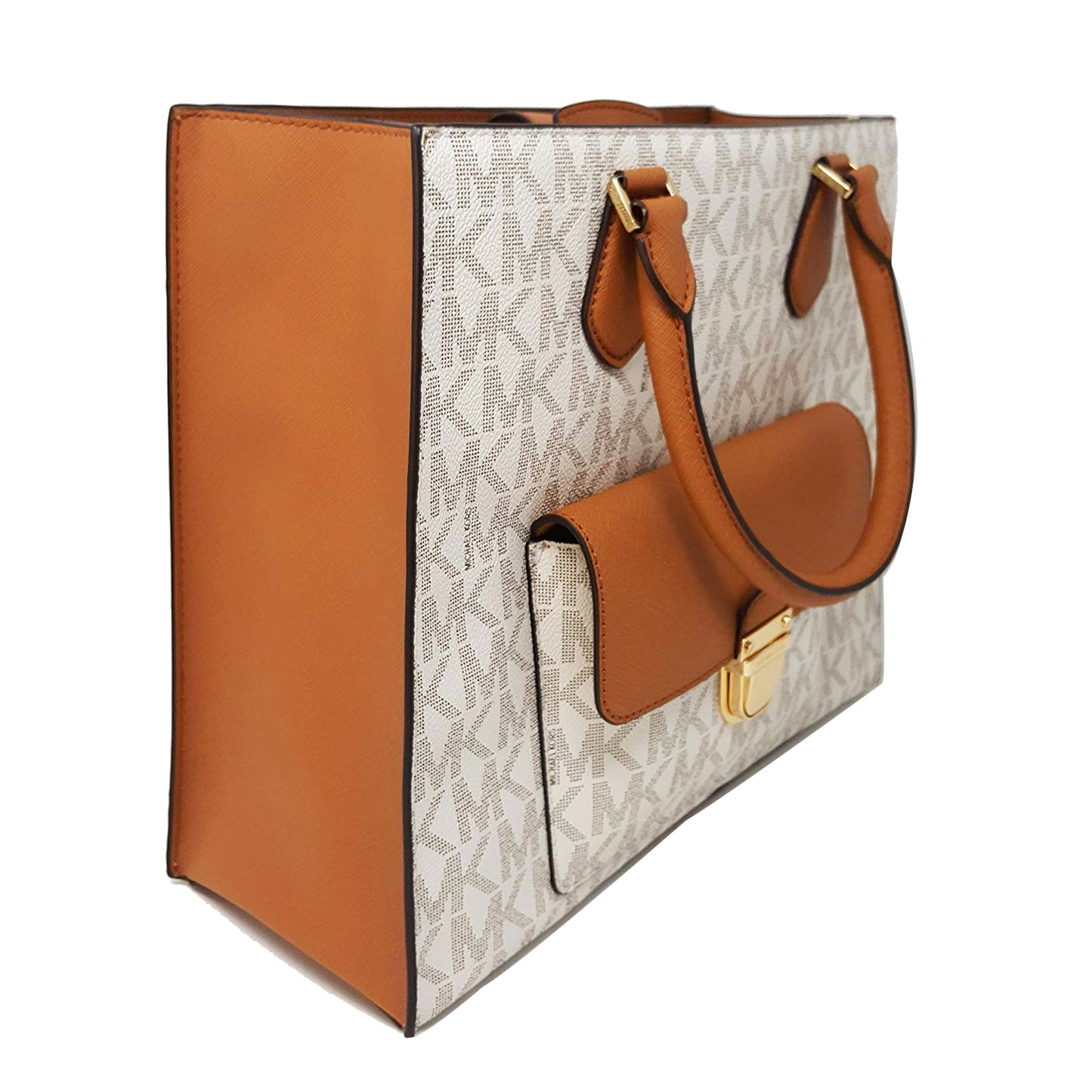 Michael Kors Bridgette LG Tote Vanilla/ACR (35F7GBDT3B)
