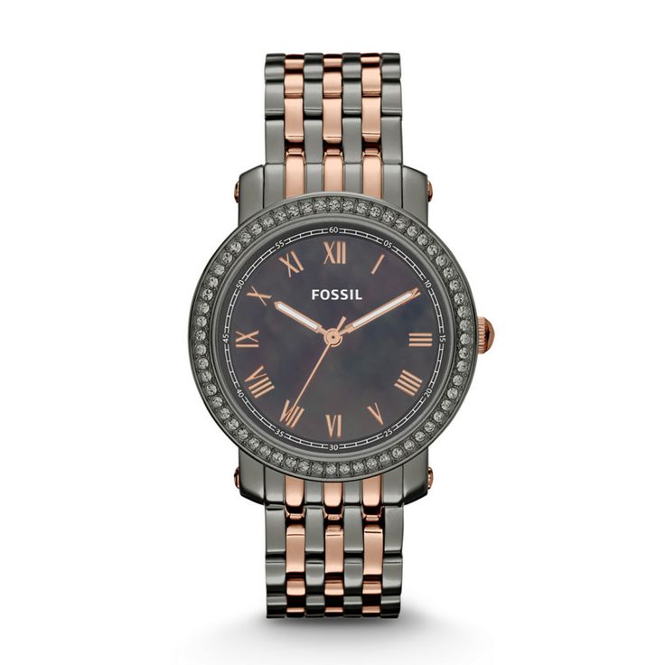 Fossil Emma Two-Tone Stainless Steel Watch (ES3115) Women
