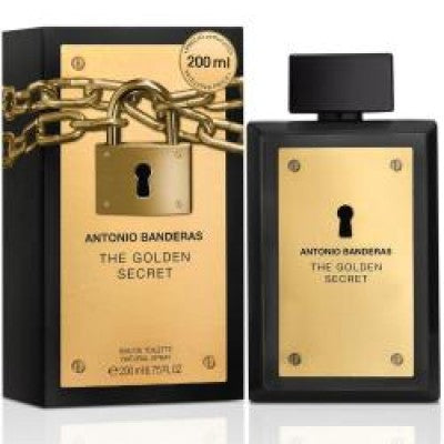 The Golden Secret Eau de Toilette 6.8 oz 200 ml "Huge Size" By Antonio Banderas