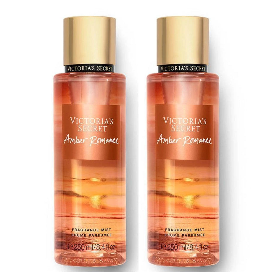 Victoria's Secret Fragrance Mist Amber Romance 8.4 oz 250 ml 2-PACK –  Rafaelos