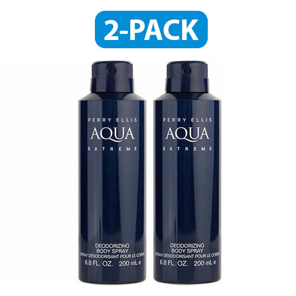 Perry Ellis Aqua Extreme Body Spray 6 oz "2-PACK" Men
