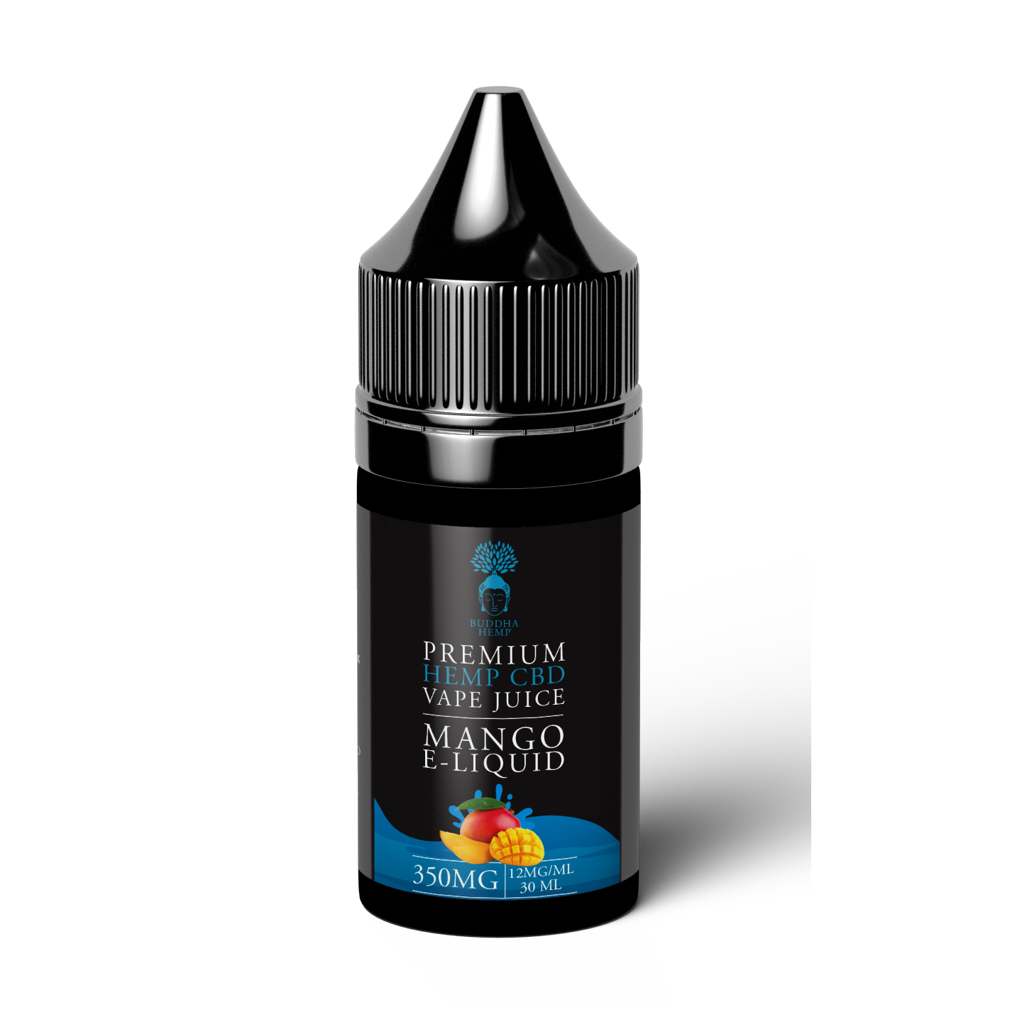 Vape Juice Premium Hemp CBD Mango E-Liquid 300MG by Buddha Hemp