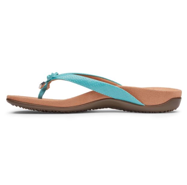 Vionic Bella ll Women's Orthotic Thong Sandals Teal