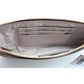Michael Kors Fulton Large Top Zip Leather Wristlet Clutch Wallet Luggage