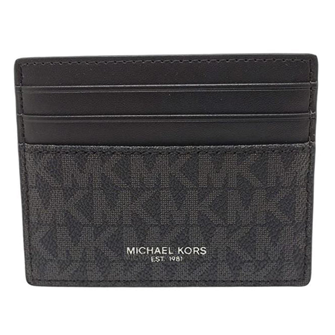 Michael Kors Cooper Tall Card Case Wallet Black (36U9LCRD1B)