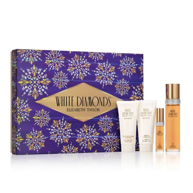 Elizabeth Taylor White Diamonds 4 pc Gift Set Women