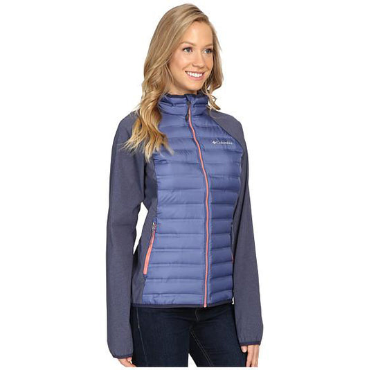 Columbia Women's Flash Forward Hybrid Jacket, Bluebell/Nocturnal