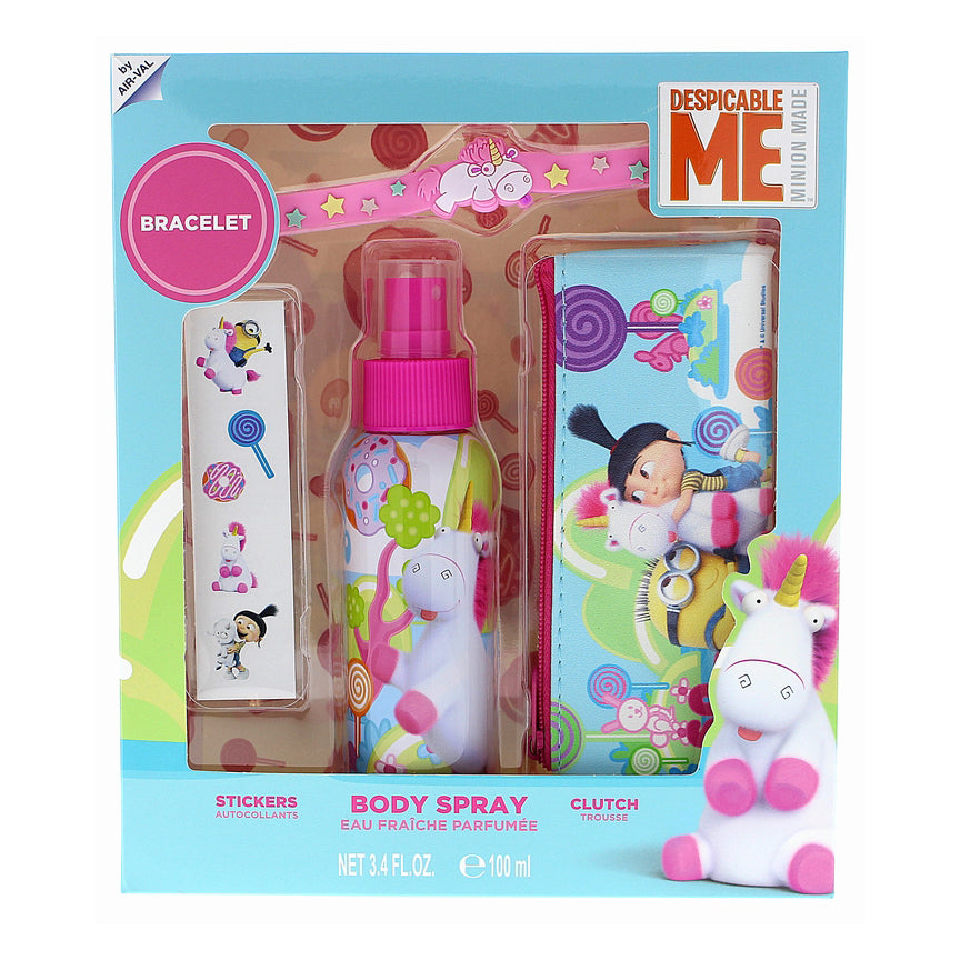 Despicable Me Gift Set Body Spray 3.4 oz 100 ml Rafaelos