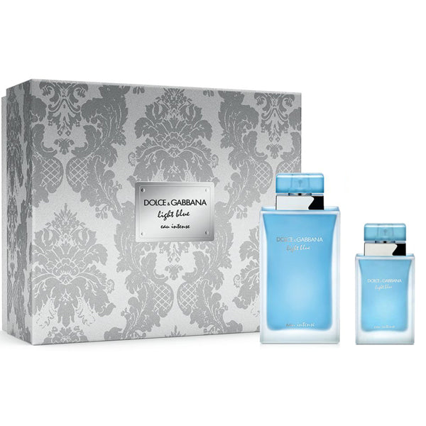 D&G Light Blue Eau Intense Set (EDP 100ml + EDP 25ml) for Women