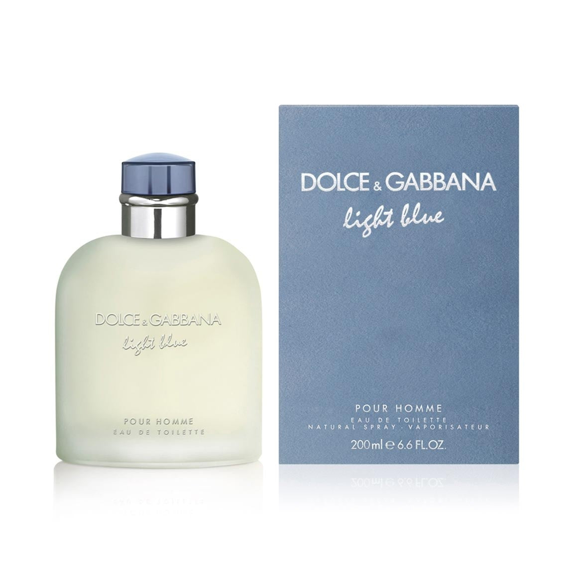 Dolce & Gabbana Light Blue Pour Homme Eau de Toilette 200ml 6.7 oz –  Rafaelos
