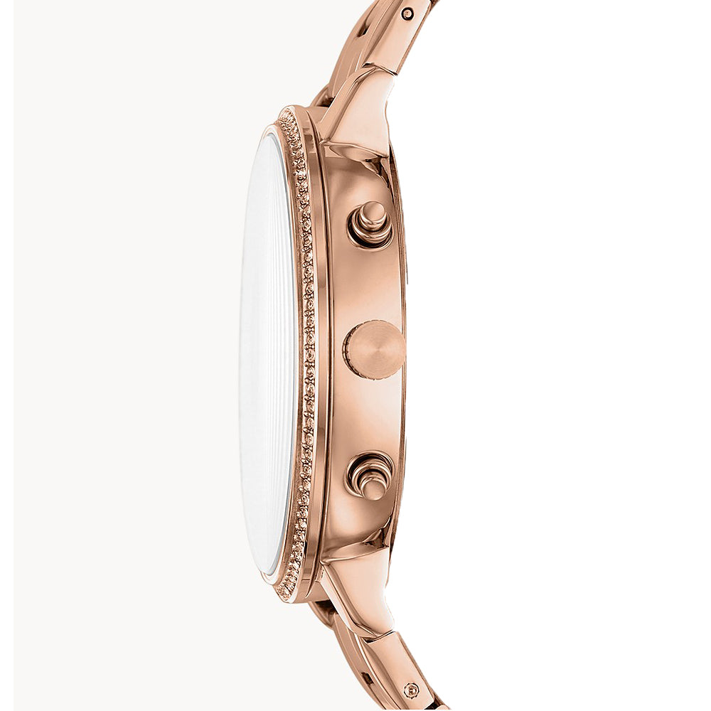 Fossil Sylvia Multifunction Rose Gold-Tone Stainless Steel Watch (ES4436)