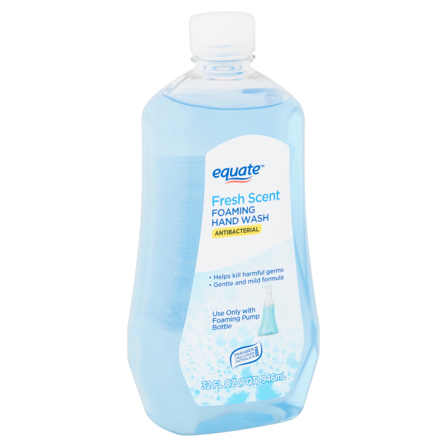 Equate Antibacterial Fresh Scent Foaming Hand Wash, 32 fl oz