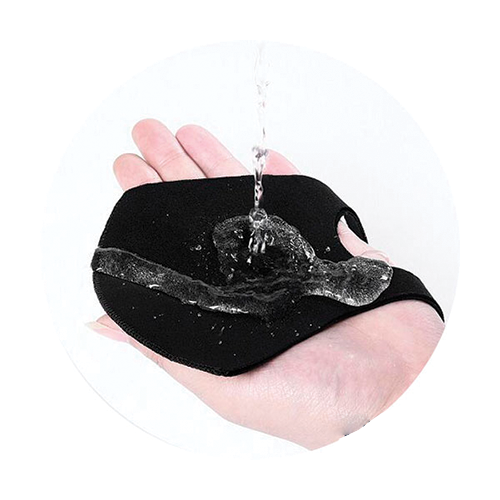 Reusable Black Cotton Mask Black "3-PACK"