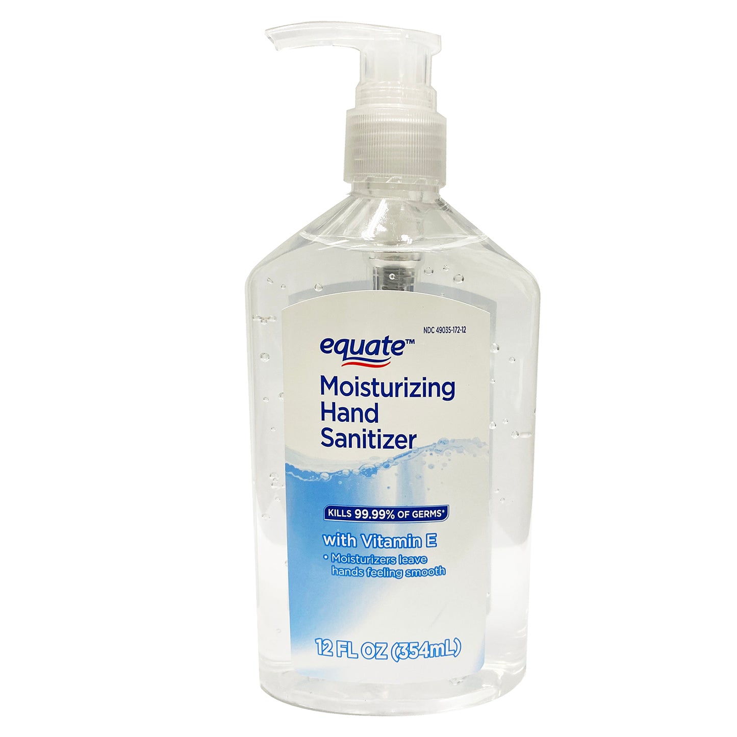 Equate Moisturizing Hand Sanitizer with Vitamin E 12 oz 354 ml