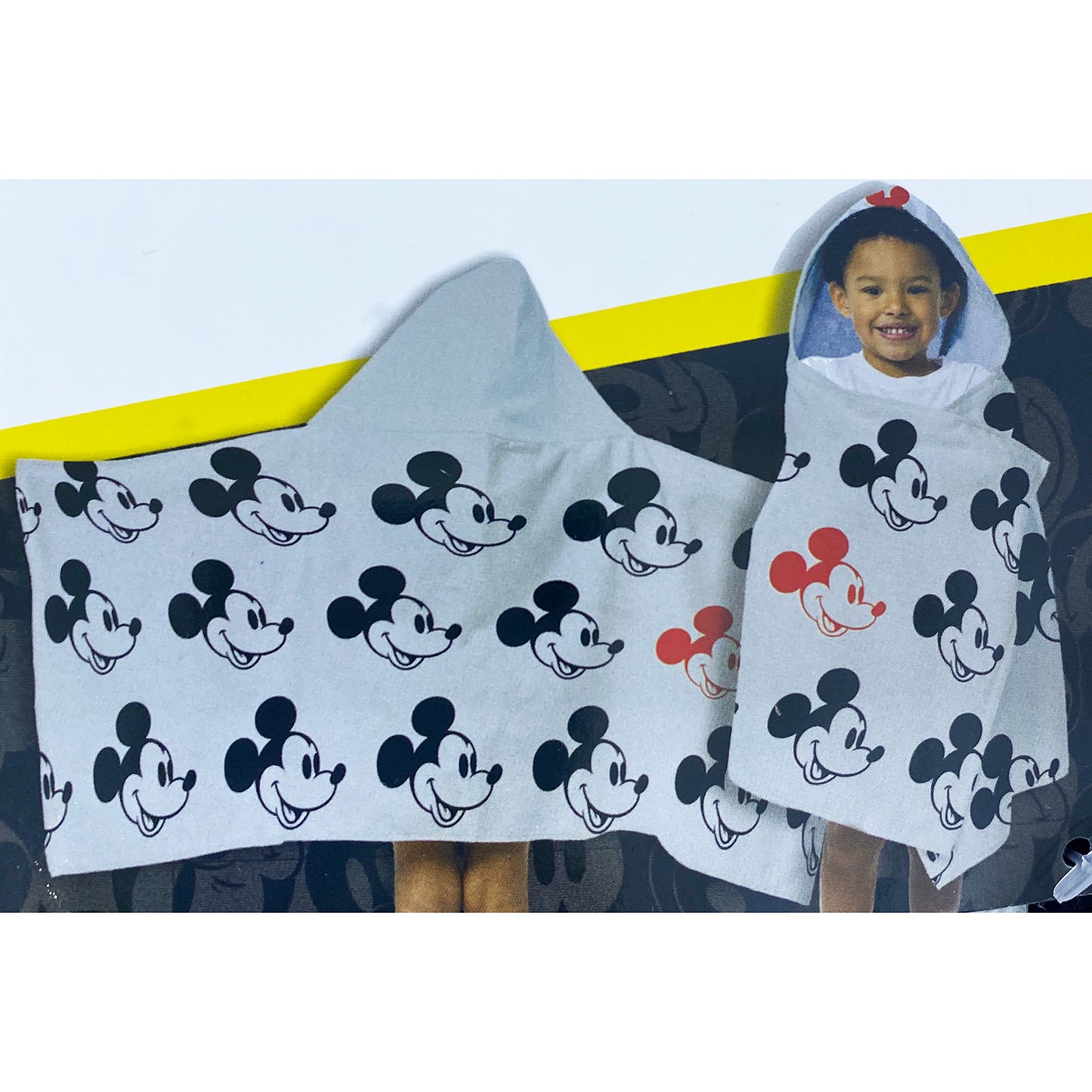 Disney Mickey Mouse Hooded Towel 22 in x 51 in