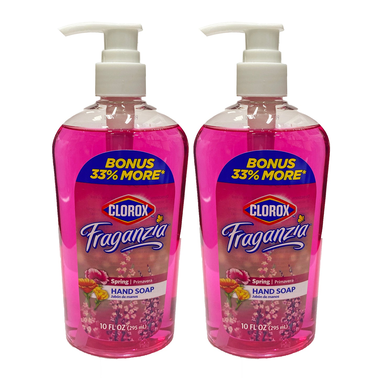Clorox Fraganzia Hand Soap Spring 10 oz (Pack Of 2)