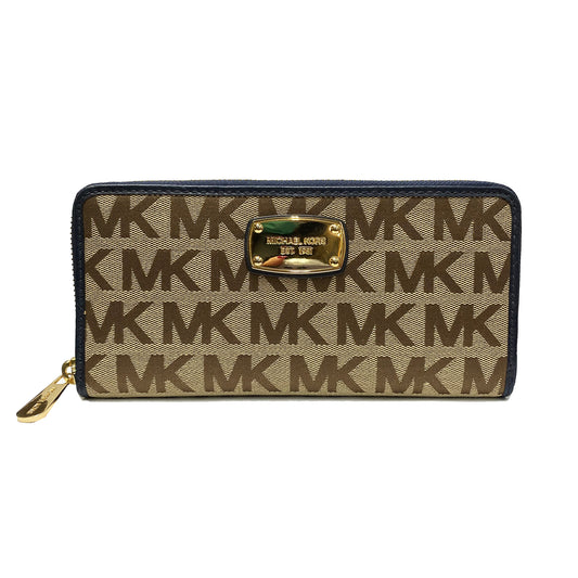 Michael Kors Jet Set Item ZA Continental Beige/Ebony/Navy (35T0GTTE3J)