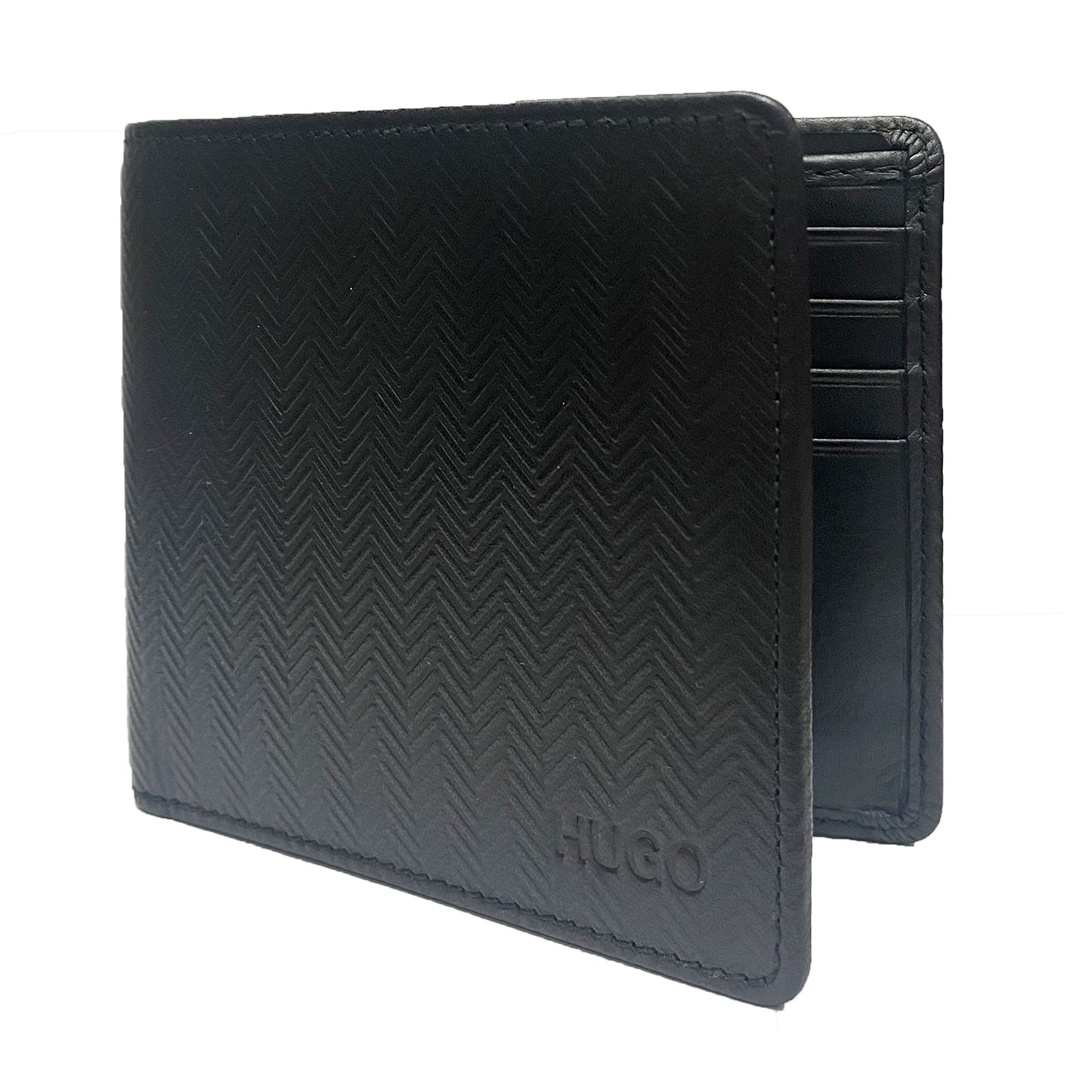 Boss Hugo Subway 8cc Leather Wallet Black