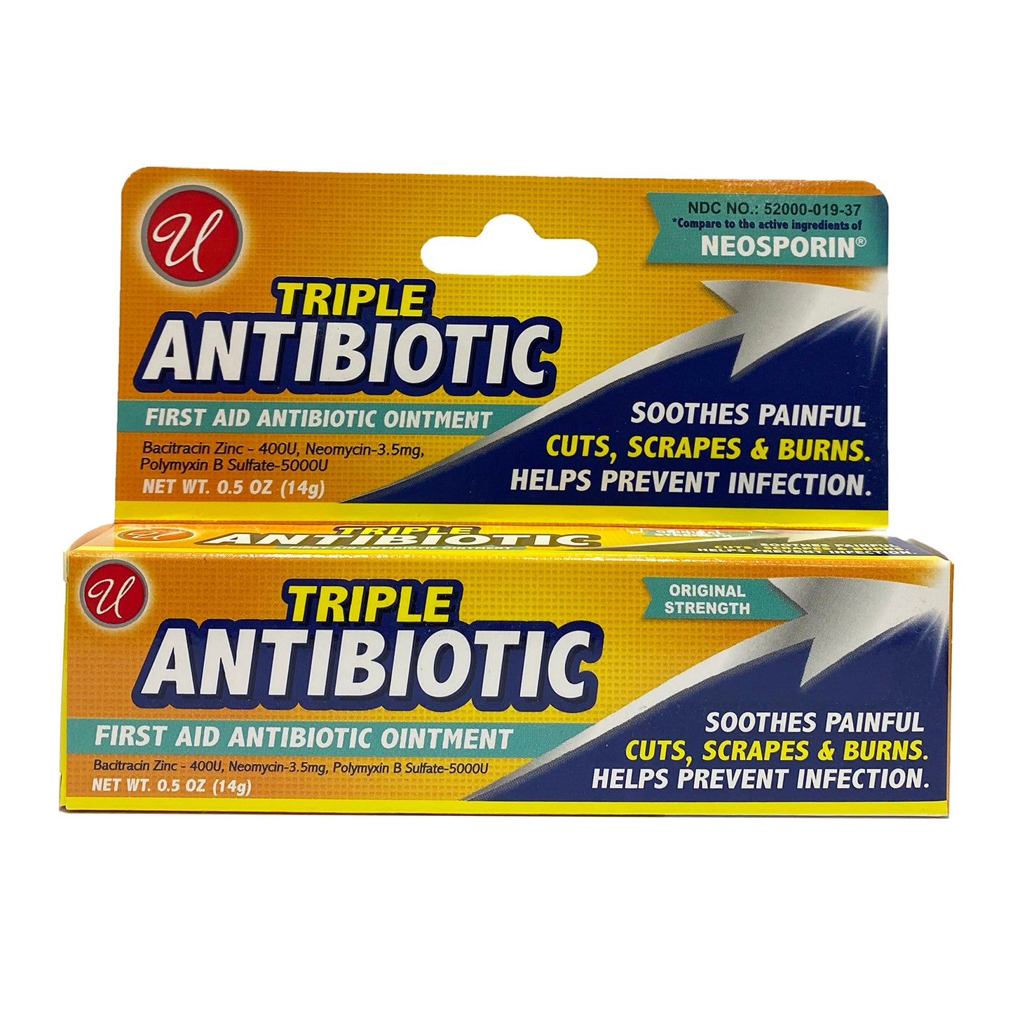 Triple Antibiotic First Aid Ointment 0.5 oz (14g) "3-PACK"