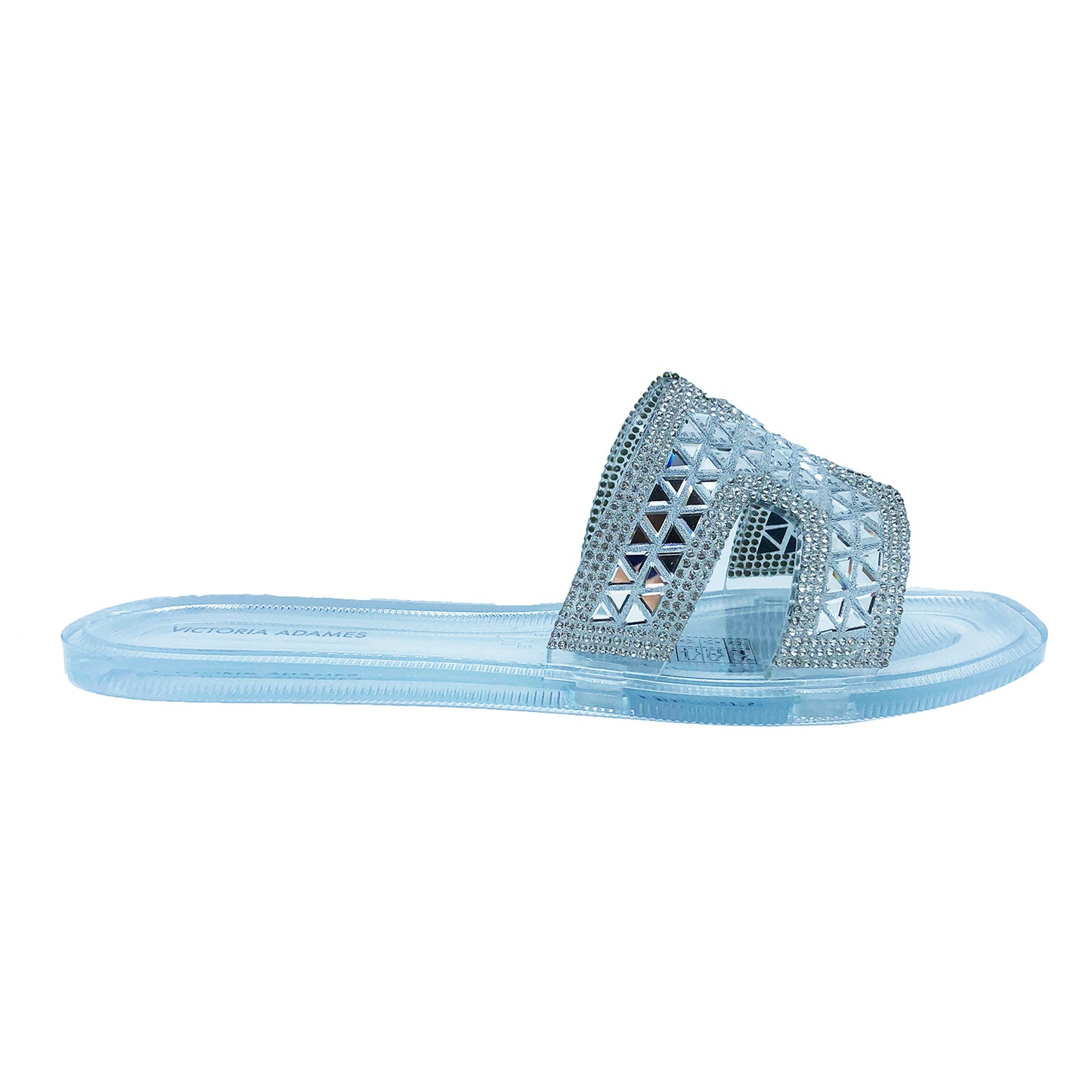 Victoria Adames Soho Jelly Sandals Clear