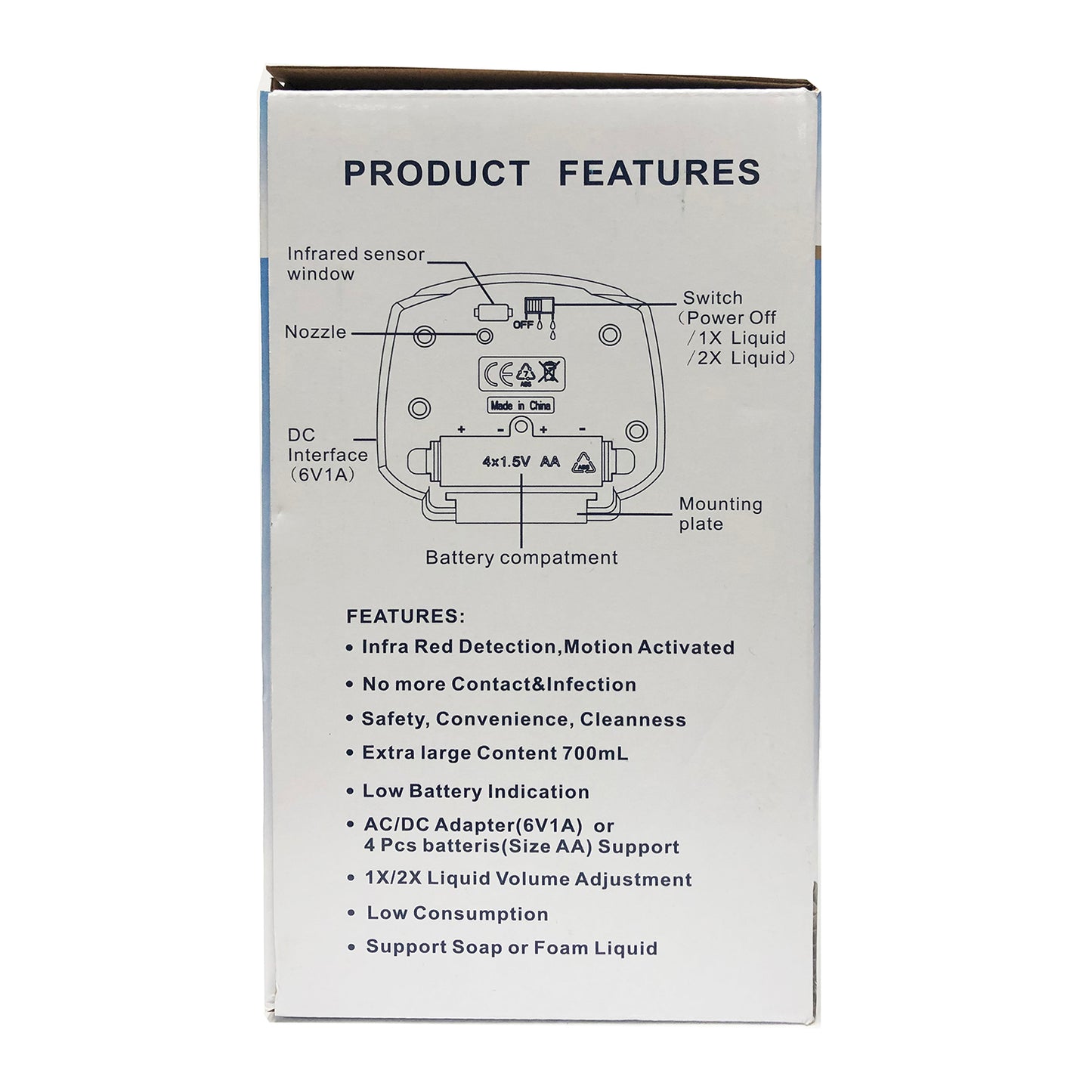 Automatic Soap/Foam Dispenser 700 ml