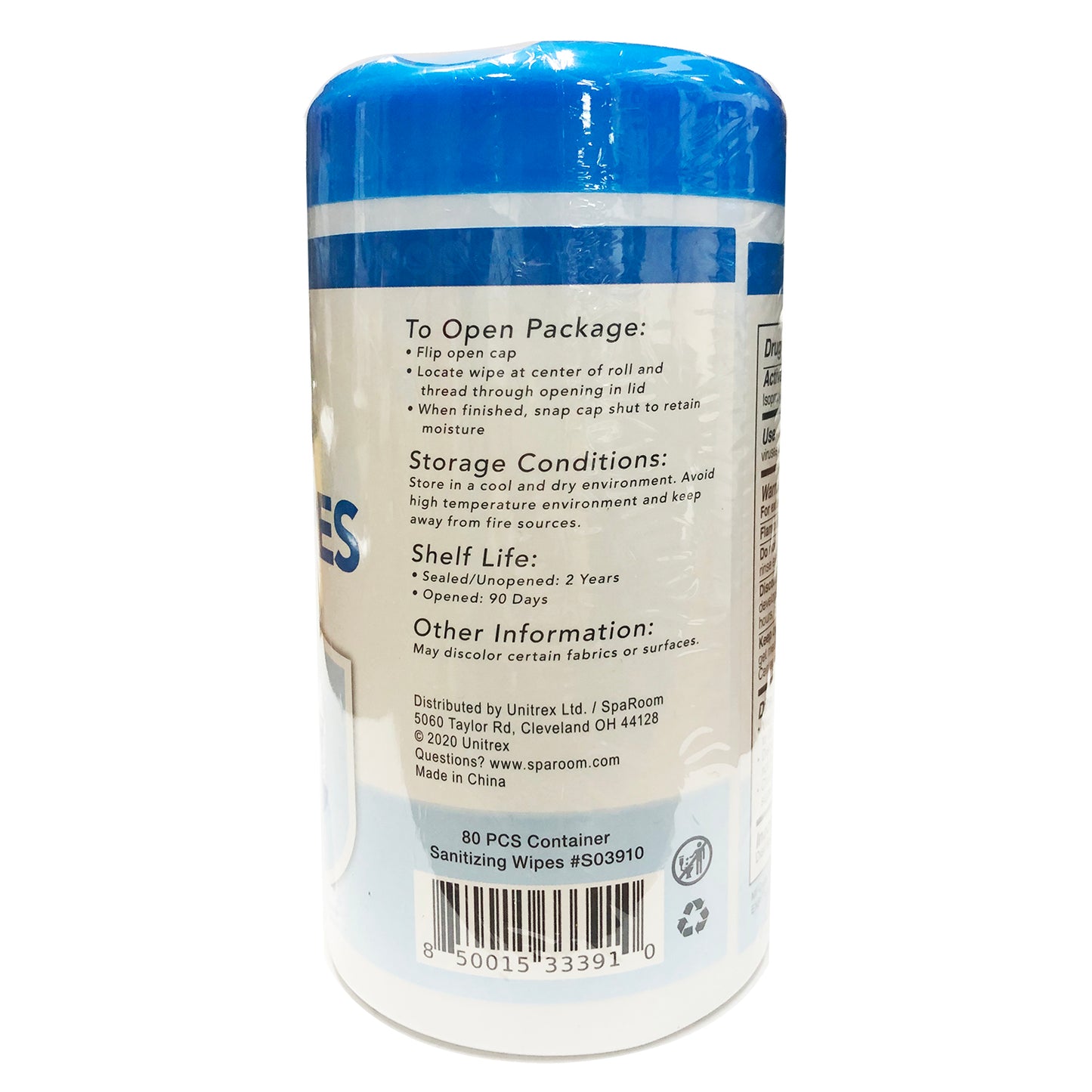 Sanitizing Alcohol Wipes 80 pcs by Sparoom