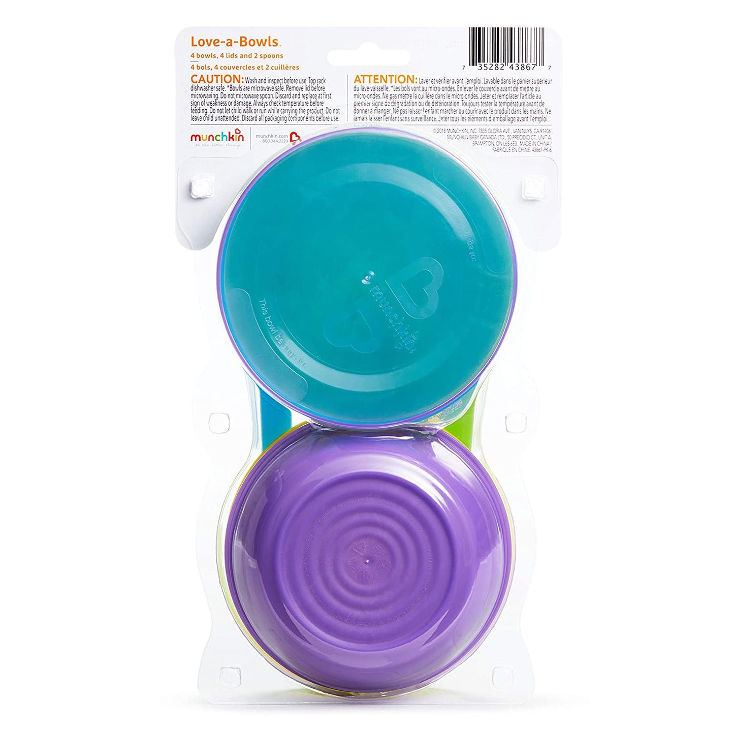 Munchkin Love-a-Bowls 10 Piece Feeding Set