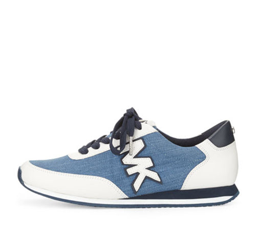 Michael Kors Womens Stanton Trainer (45S6SNFS1D) DENIM