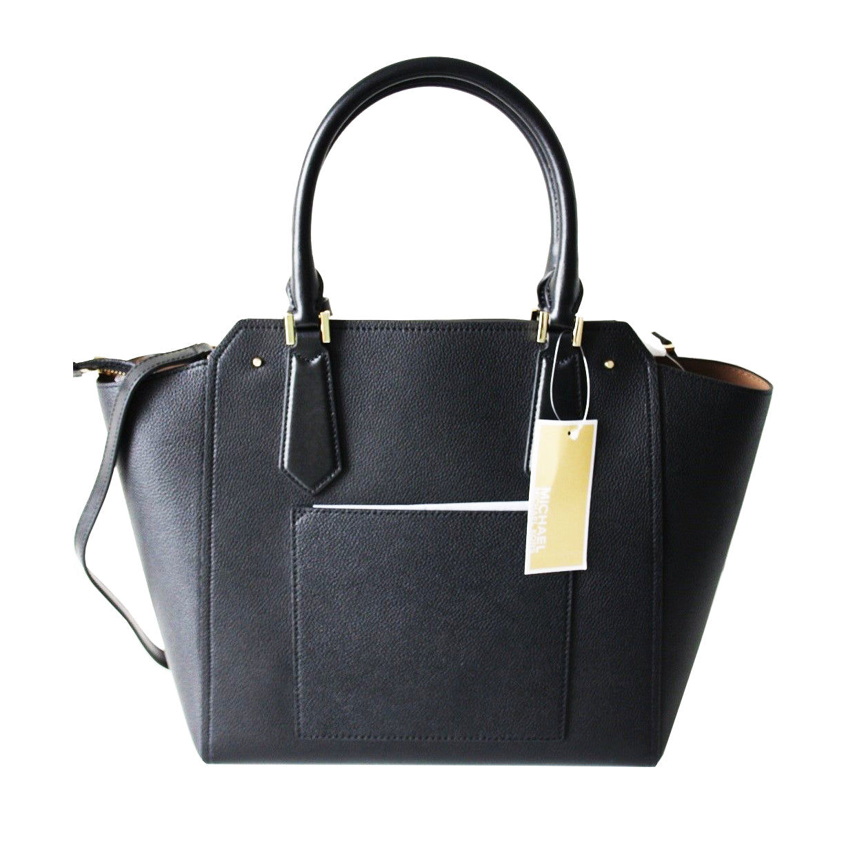 Michael Kors Hayes LG Tote Leather Black (35F8GYET3T)