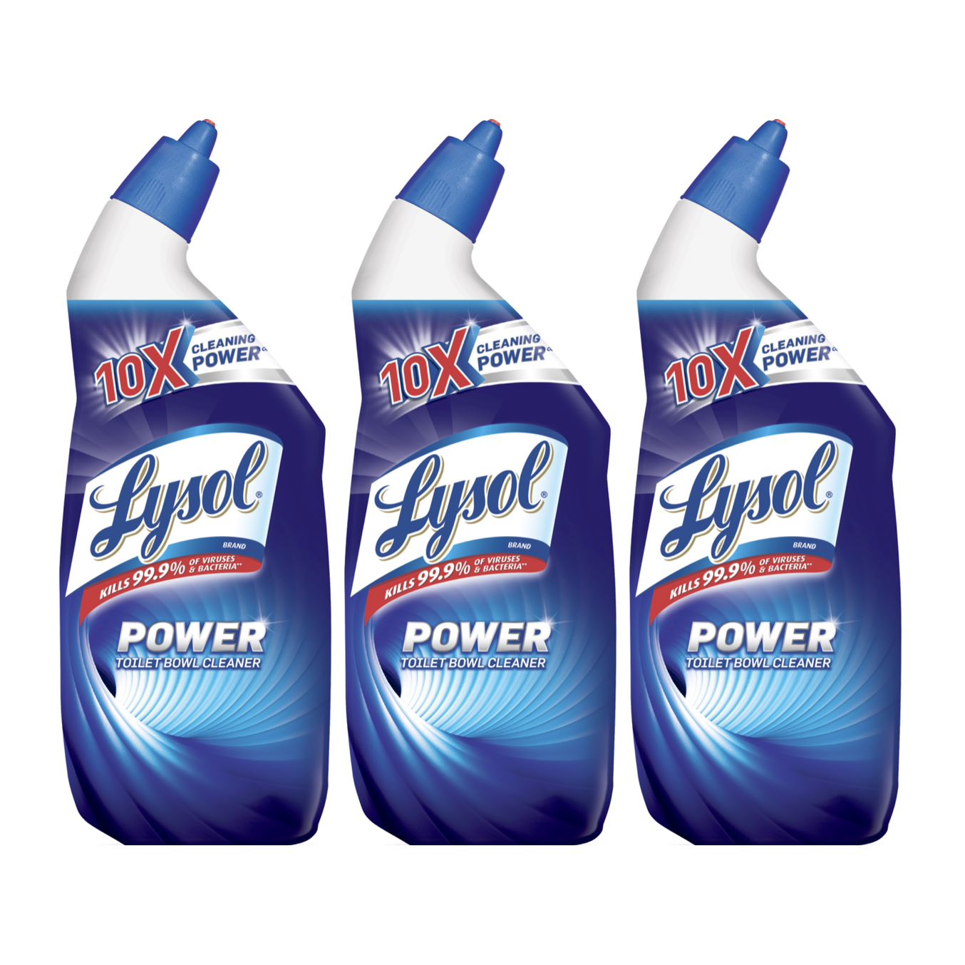 Lysol Power Toilet Bowl Cleaner 8 oz 236 ml "3-PACK"