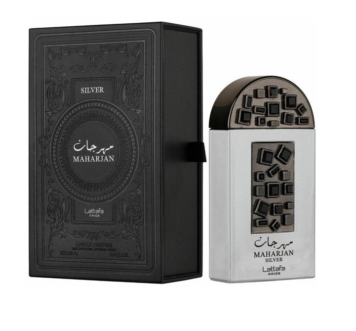 Maharjan Silver Eau De Parfum by Lattafa 3.4 oz