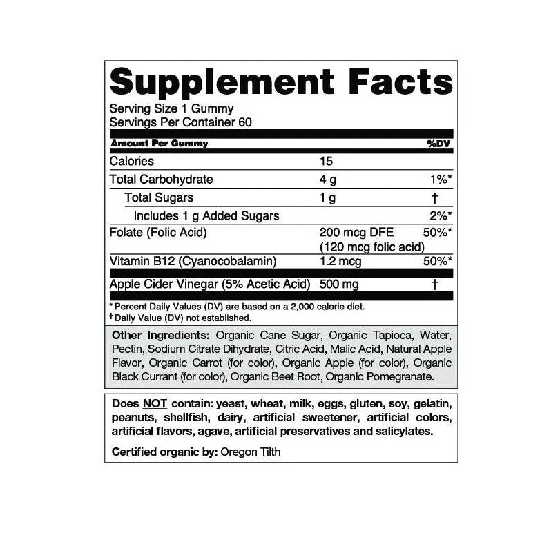 Goli Nutrition 60-Count Apple Cider Vinegar Gummies "2-PACK"