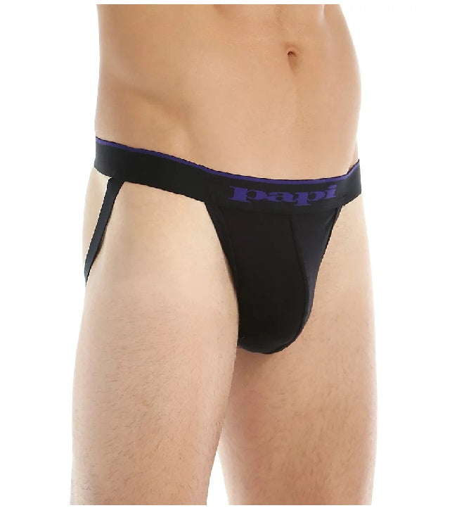 Papi Cotton Stretch Jockstrap Black "3-PACK" 980911-001