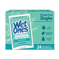 WET ONES Sensitive Skin Hand Wipes, Singles Extra Gentle Fragrance & Alcohol Free 24 ea