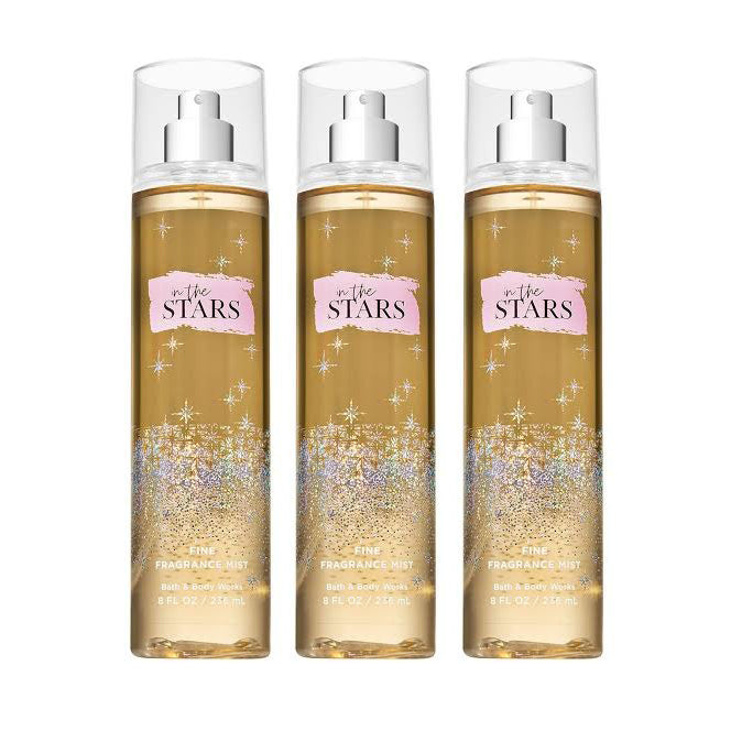  Bath and Body Works In the Stars Fine Fragrance Body Mist Gift  Set - Value Pack Lot of 2 (In the Stars) : Beauty & Personal Care