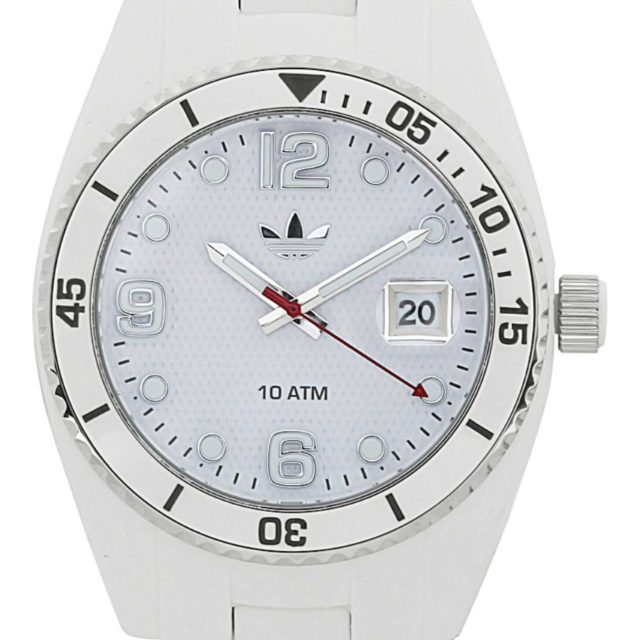 Adidas Brisbane Quartz White Dial Unisex Analog Watch (ADH6158)