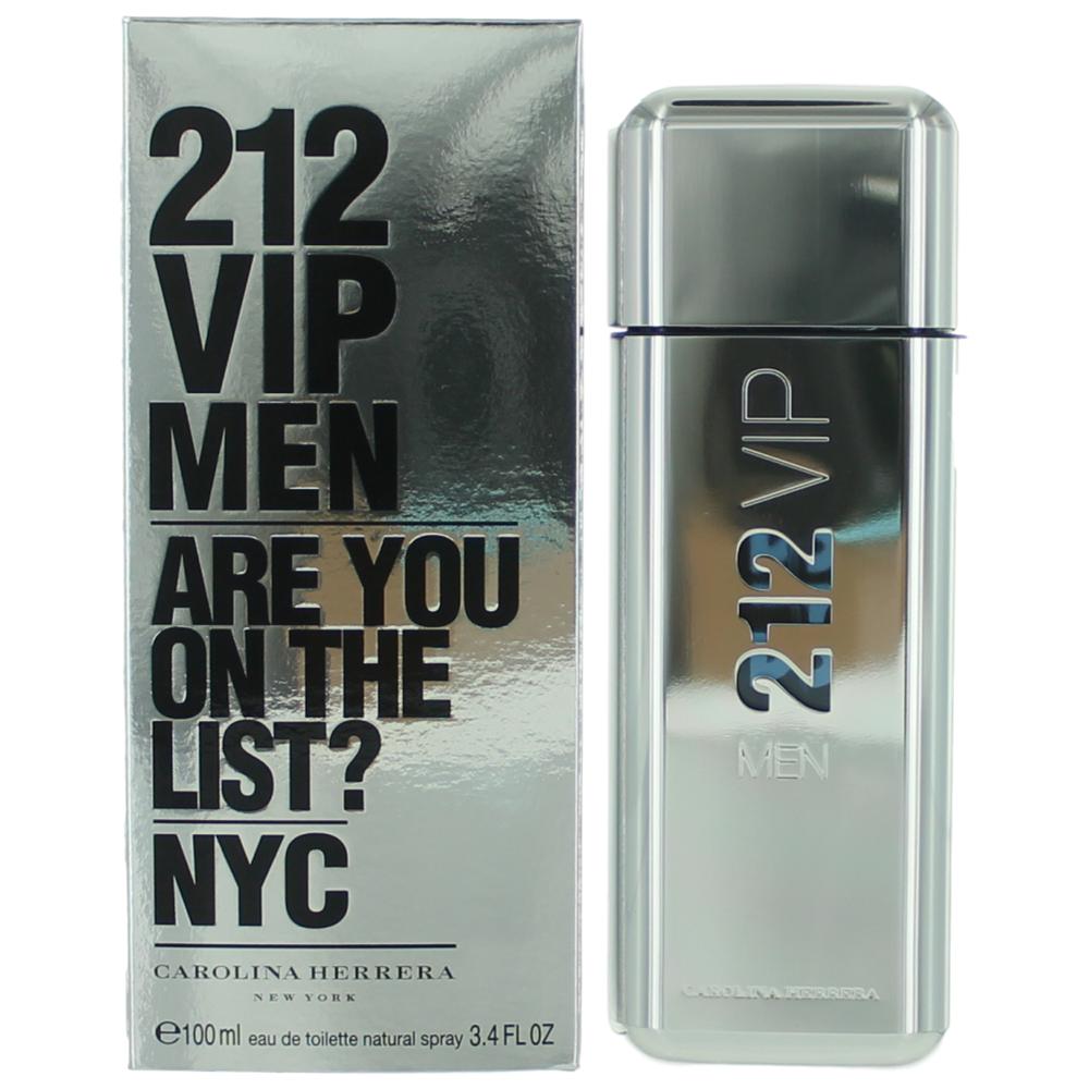 212 VIP Black by Carolina Herrera 3.4 oz Eau de Parfum Spray / Men