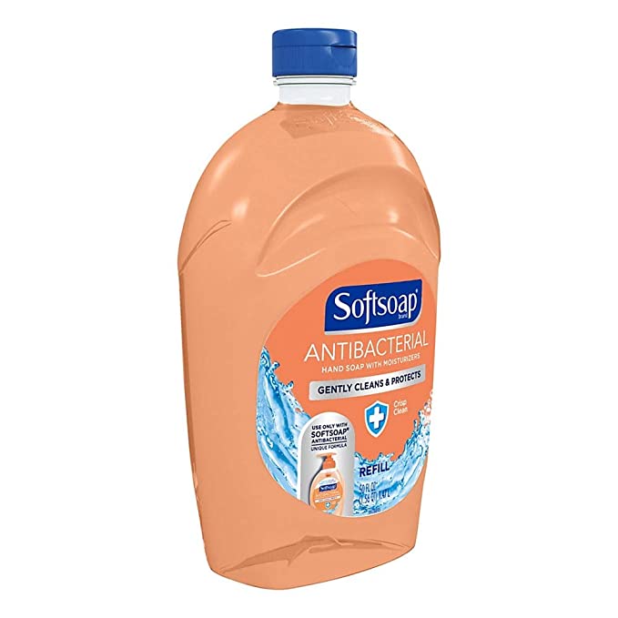 Softsoap Antibacterial Liquid Hand Soap Refill - Crisp Clean - 50 fl oz