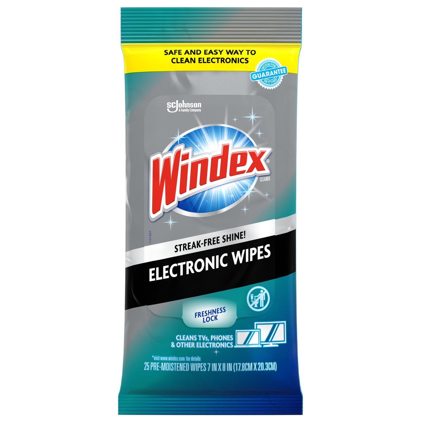 Windex Electronics Wipes 25 ct